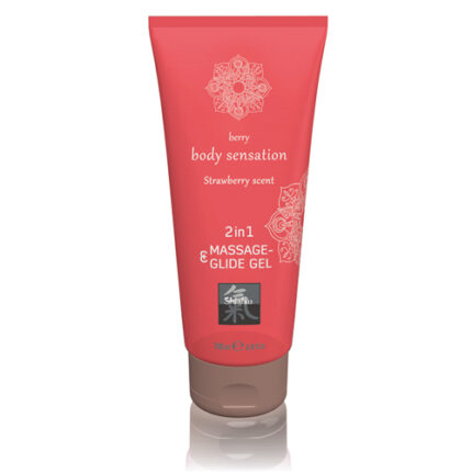 Massage- & Glide Gel 2 in 1 - Aardbei