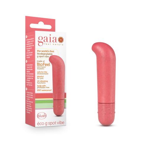 BL-69410_4 Gaia Eco G-spot Vibrator - Koraal - Afbeelding 1
